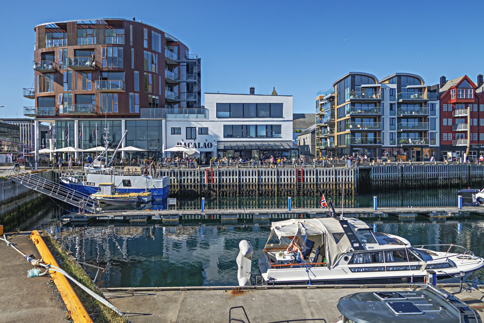Svolvær havn i Lofoten